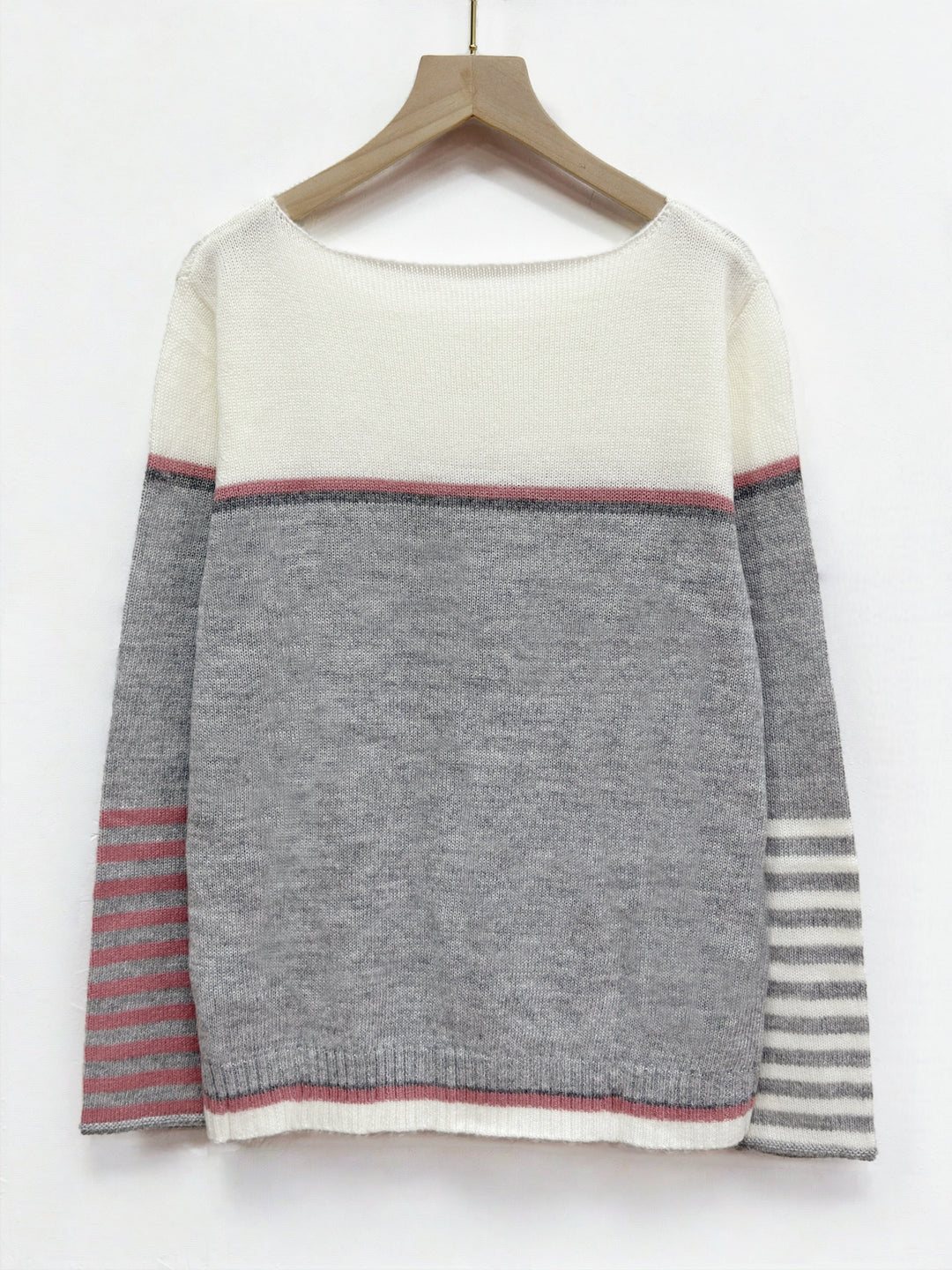 Sabine | Boat-Neck Color-Block Sweater