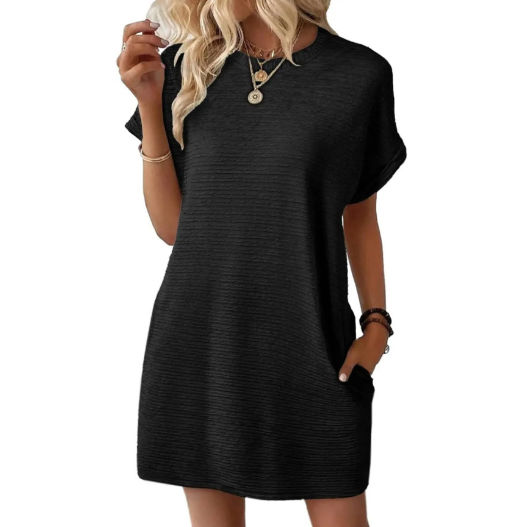 Tiffany | Classic Round Neck Summer Dress