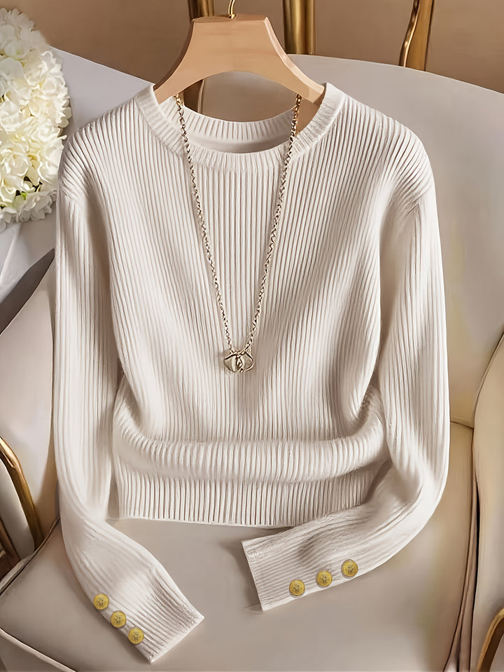 Sylvia | Refined Ribbed Top