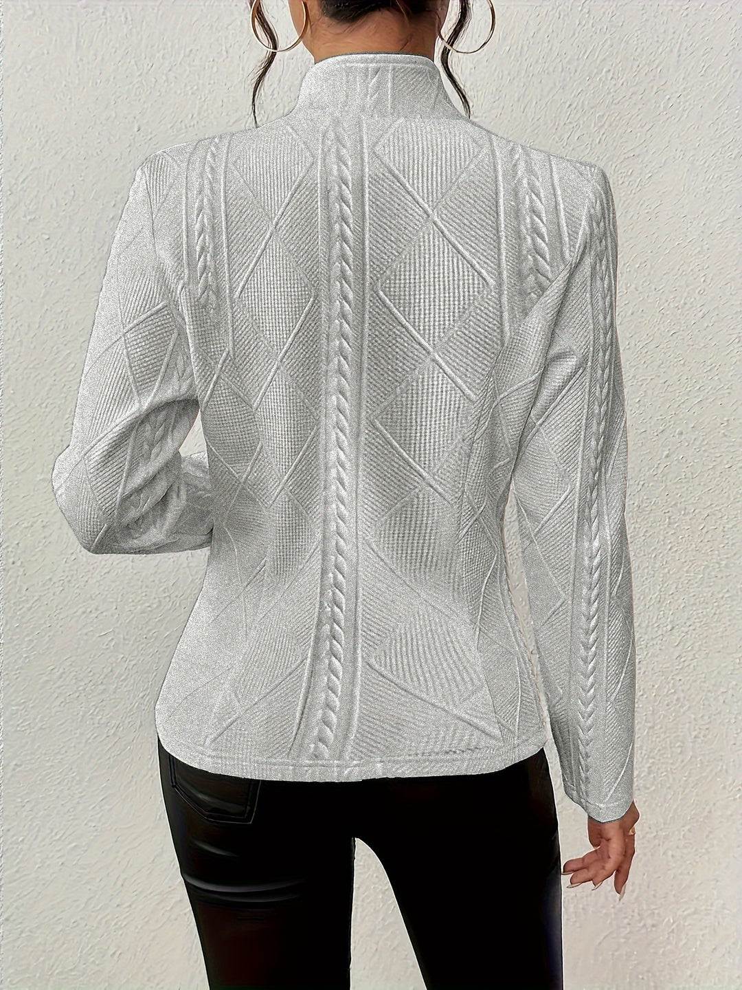 Paige | Textured Button-Up Jacket