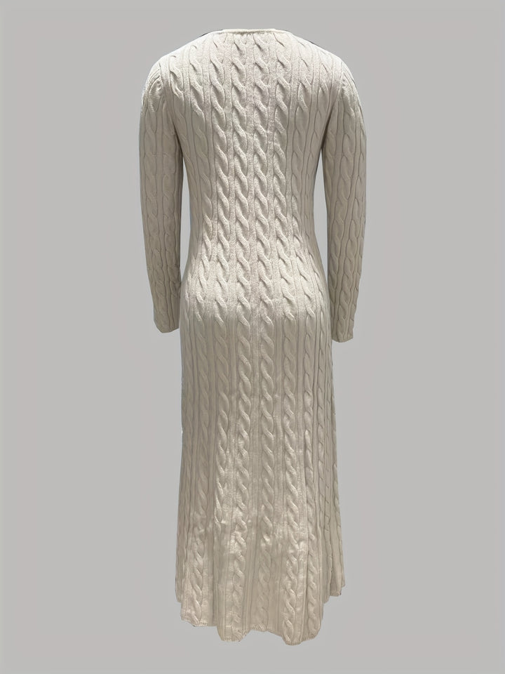 Gemma | Textured Knit Maxi Dress