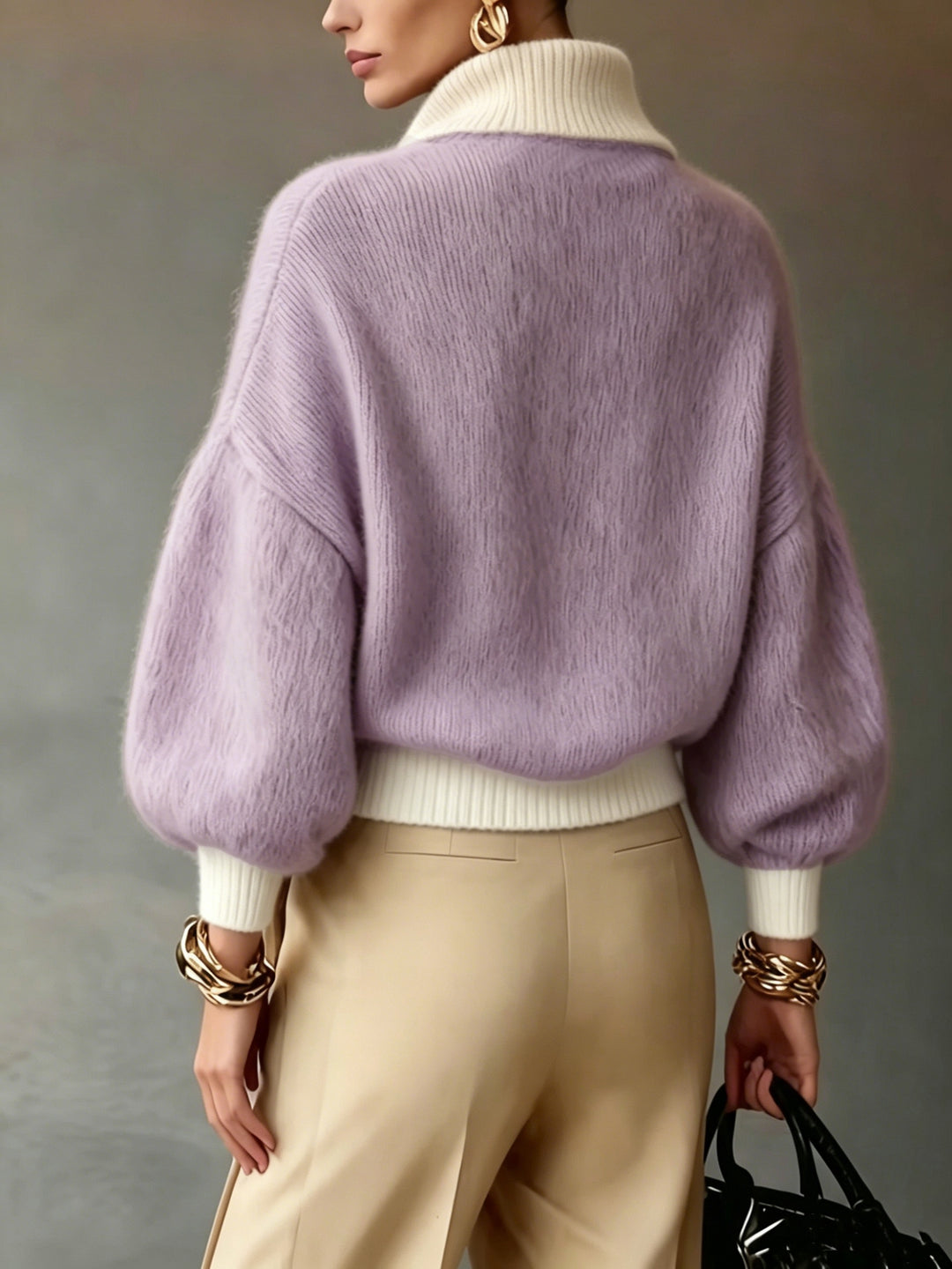 Giselle | Relaxed Half-Zip Sweater