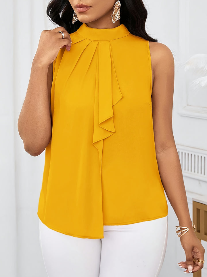 Colleen | Bow-Tie Sleeveless Blouse