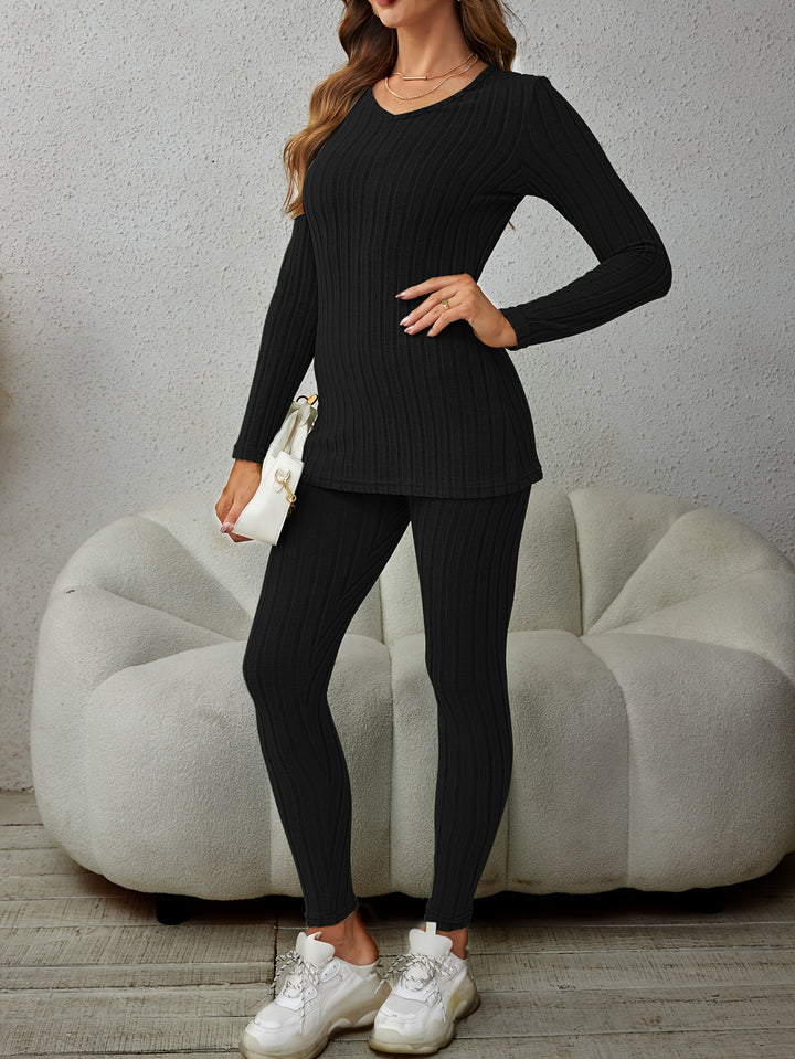 Tabitha | Ribbed Loose-Fit Two-Piece Set