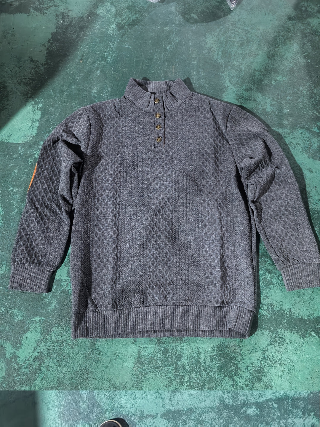 Rupert | Cable-Knit Stand Collar Sweater