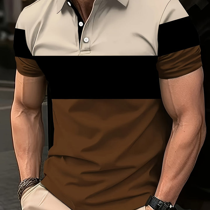 Theodore | Color-Block Short Sleeve Polo