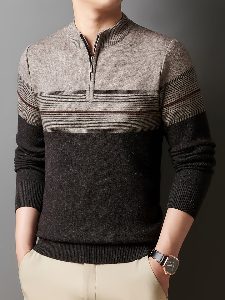 Gerard | Refined Zip-Neck Sweater