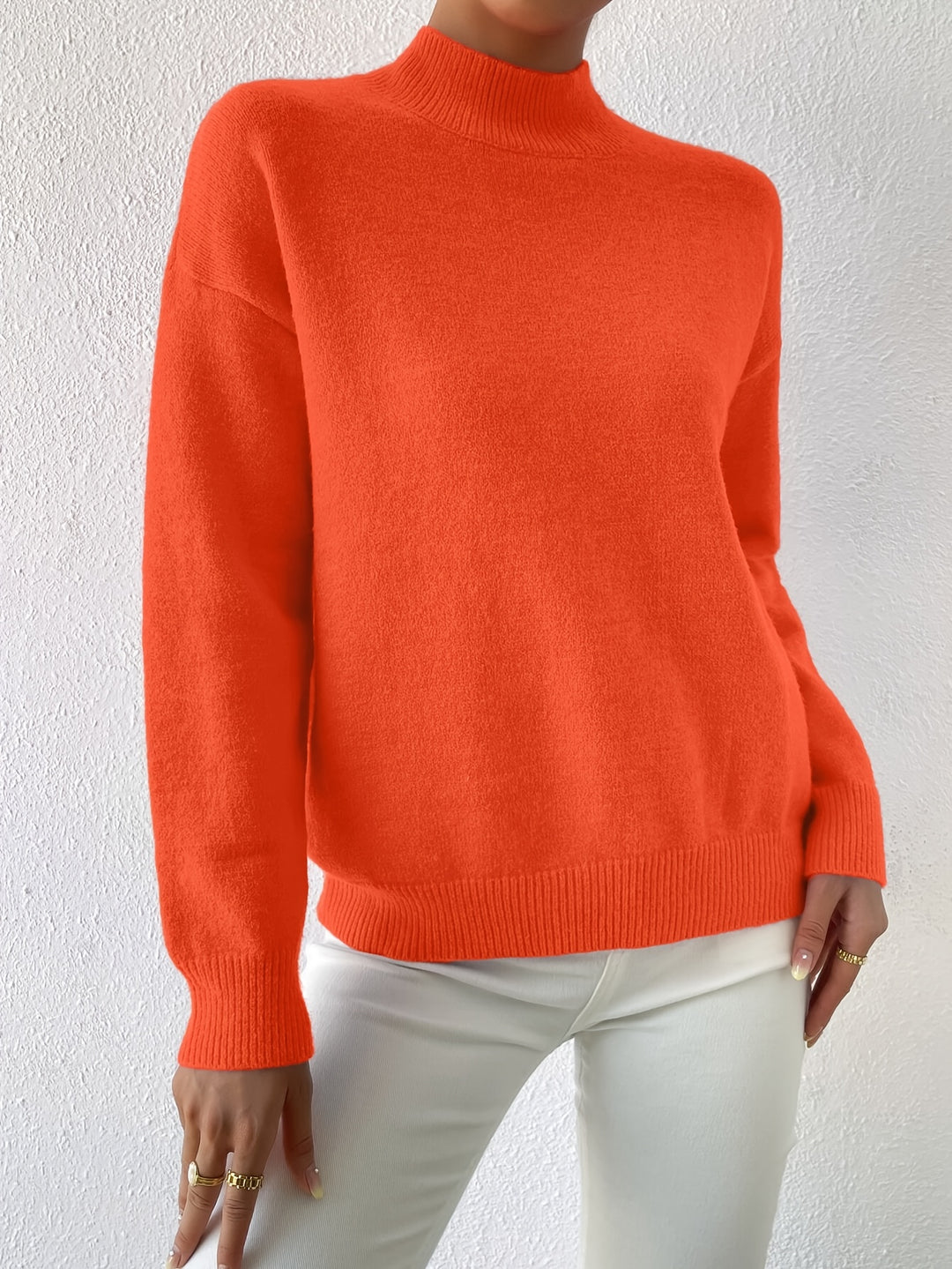 Annika | Refined Mock Neck Sweater