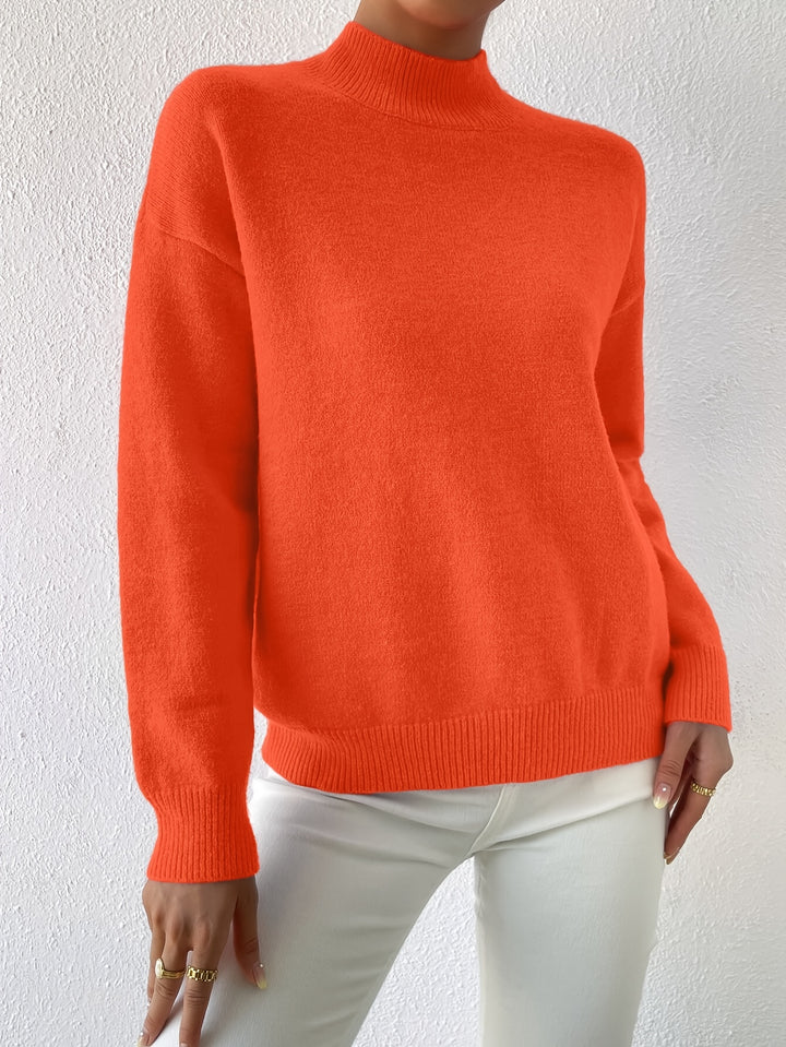 Annika | Refined Mock Neck Sweater