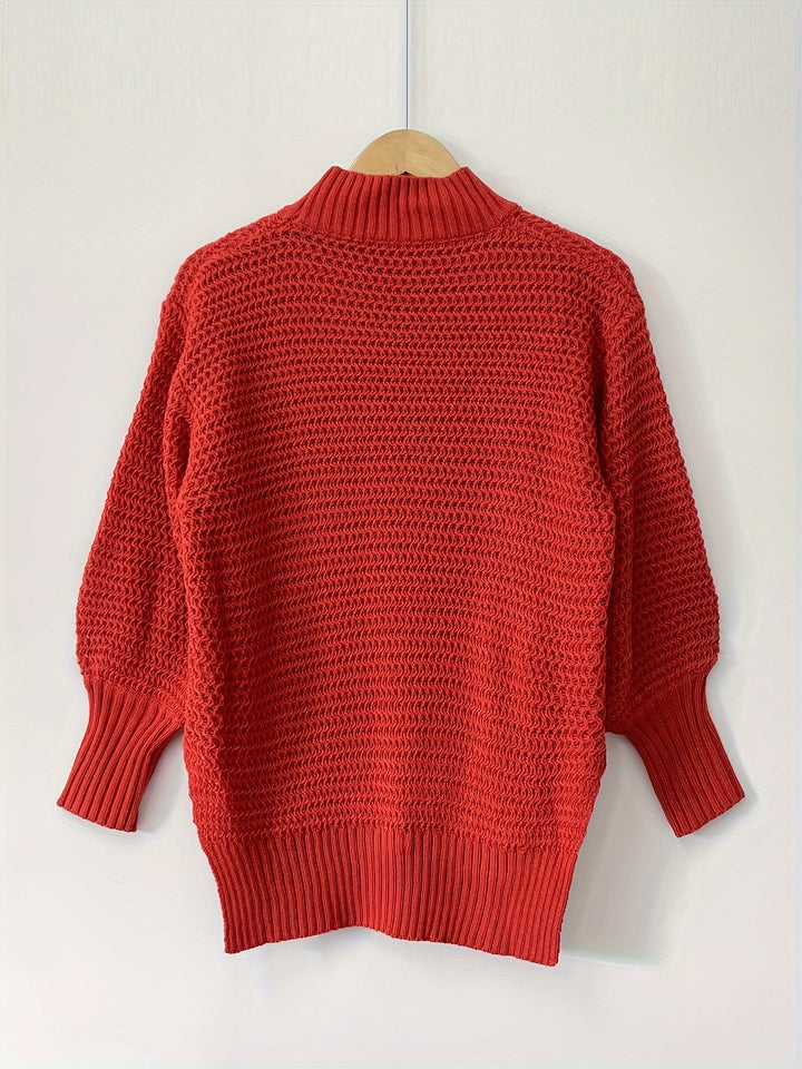 Linnea | Textured High-Neck Sweater