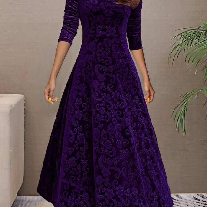 Avery | Elegant V-Neck Maxi Dress