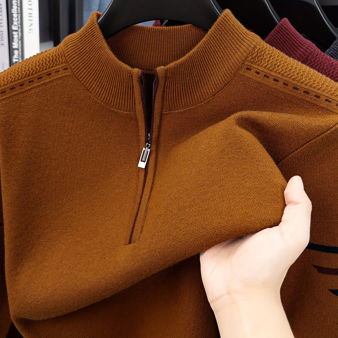 Emory | Quarter-Zip Knit Sweater