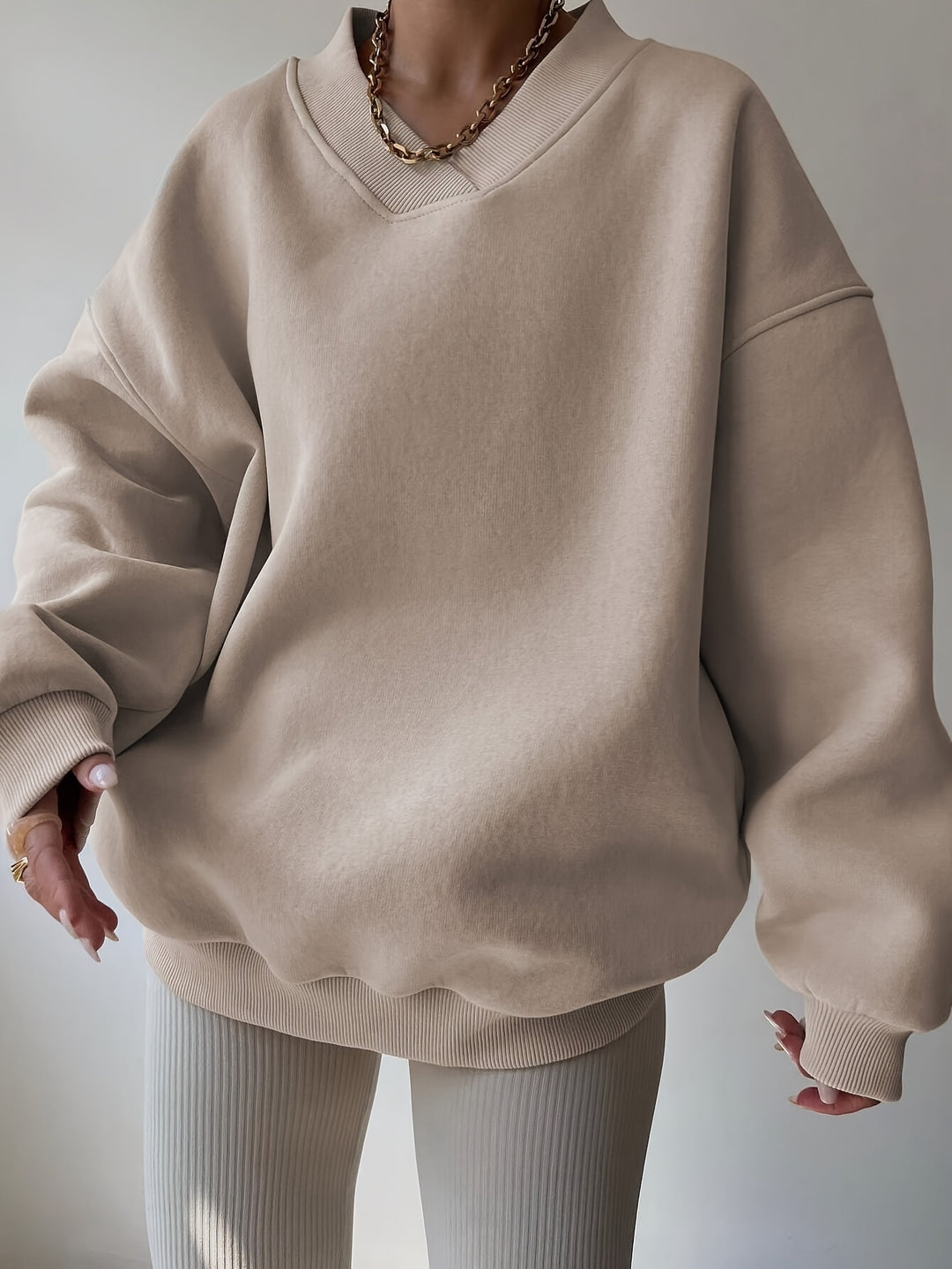 Thea | Relaxed High-Neck Sweatshirt