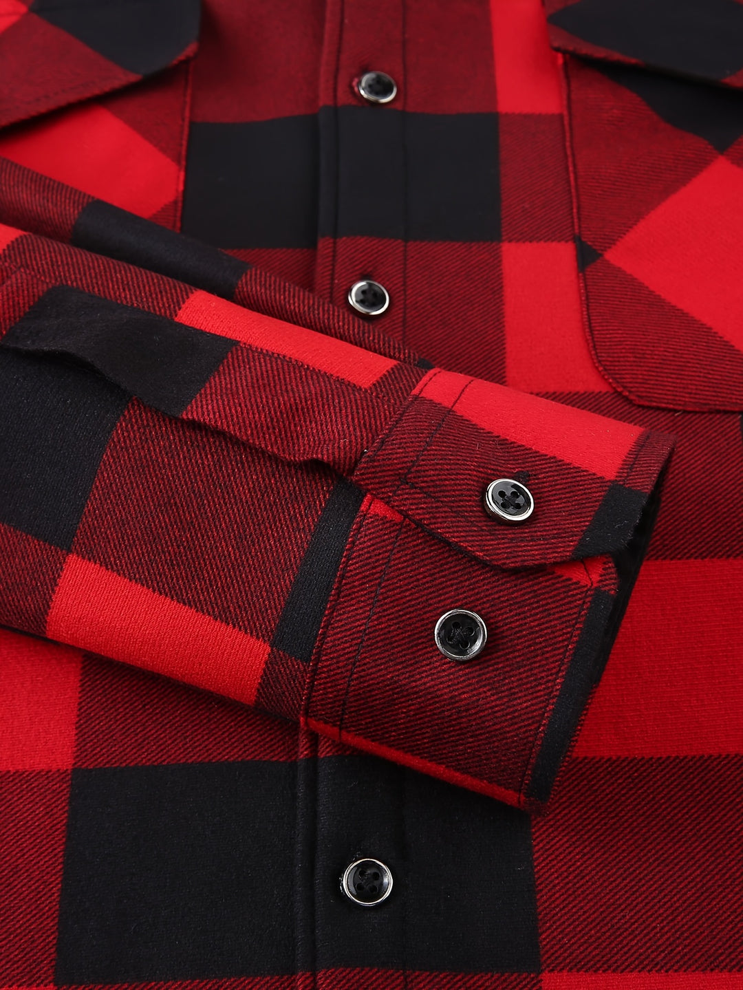 Clayton | Hooded Plaid Overshirt