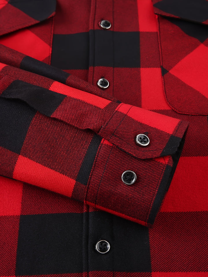 Clayton | Hooded Plaid Overshirt