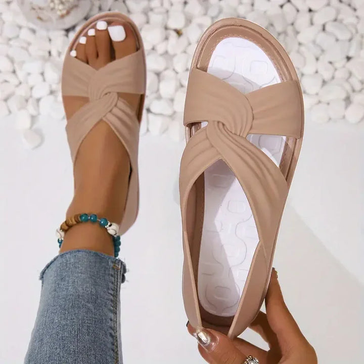 Delphine | Comfort Cross-Strap Sandals