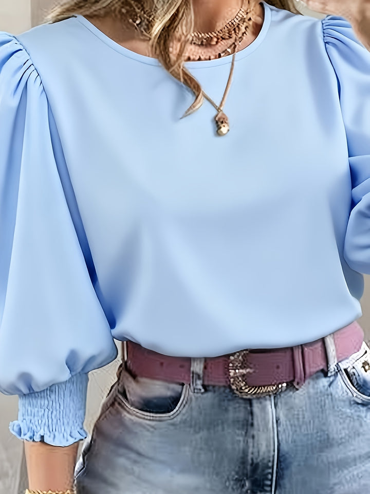 Maren | Refined Puff-Sleeve Blouse