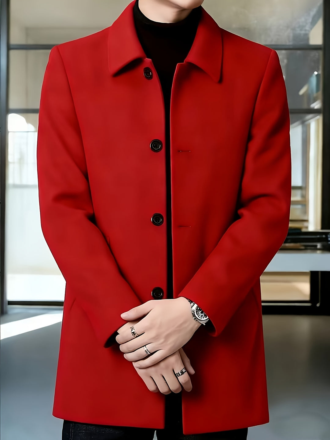Anthony | Refined Single-Breasted Coat