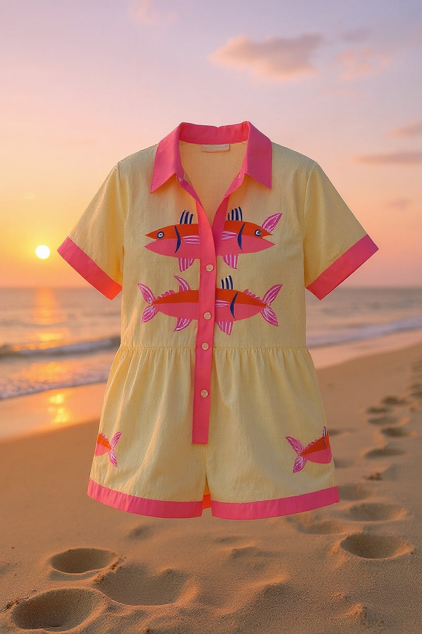 Marlowe | Breezy Printed Two-Piece Set