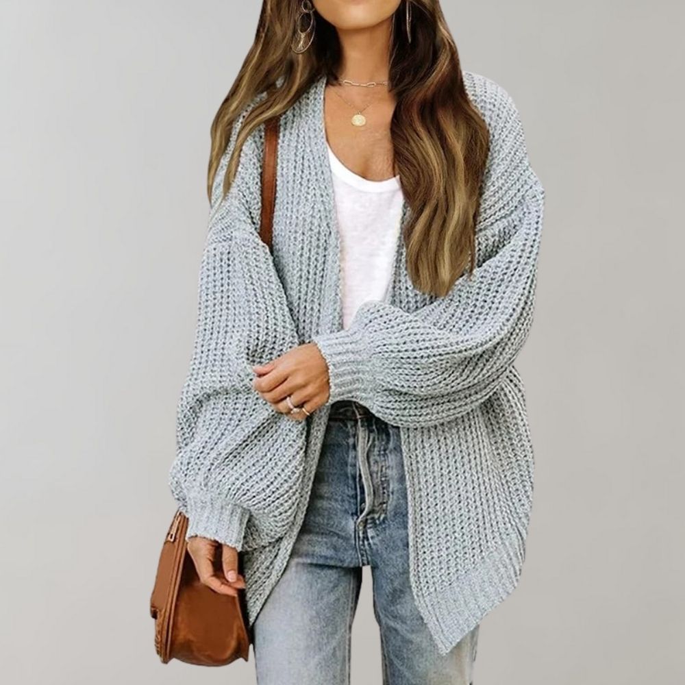 Cecilia | Relaxed Open-Front Cardigan