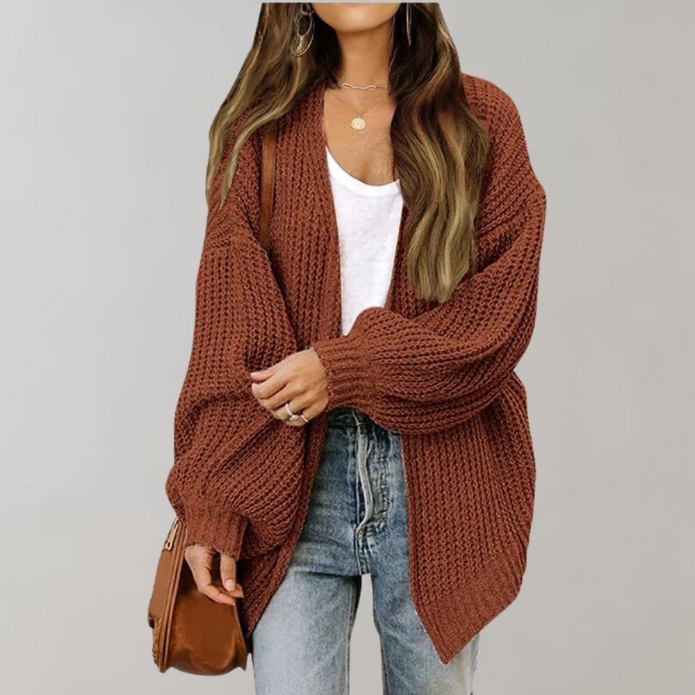 Cecilia | Relaxed Open-Front Cardigan