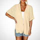 Wendy | Relaxed Flowy Short Sleeve Cardigan