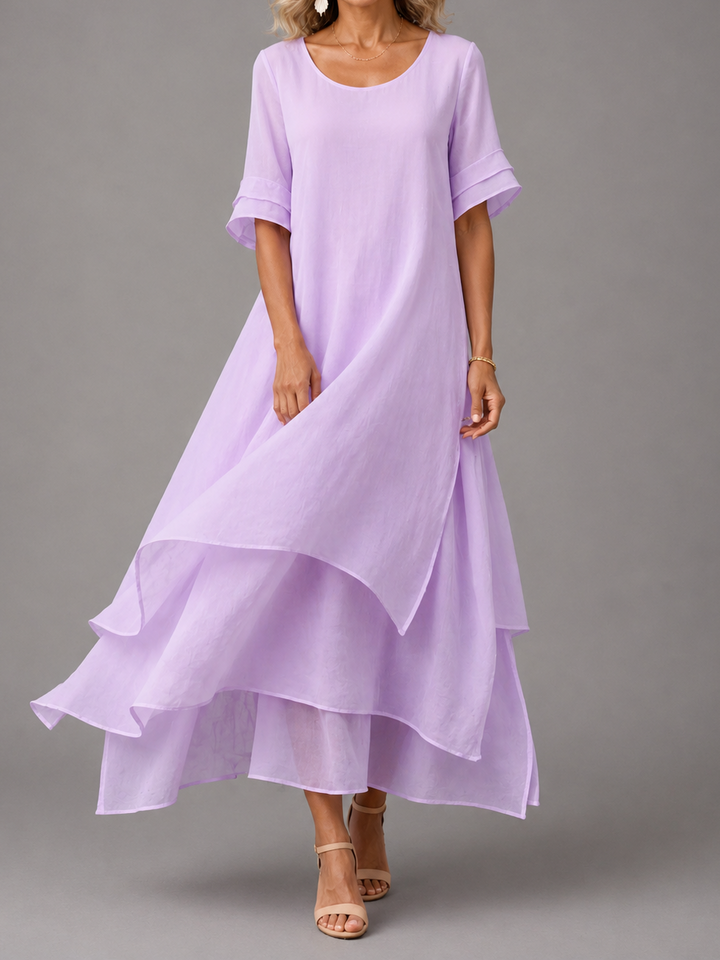 Lucille | Flowing Layered Maxi Dress