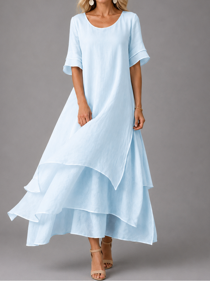 Lucille | Flowing Layered Maxi Dress