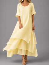 Lucille | Flowing Layered Maxi Dress