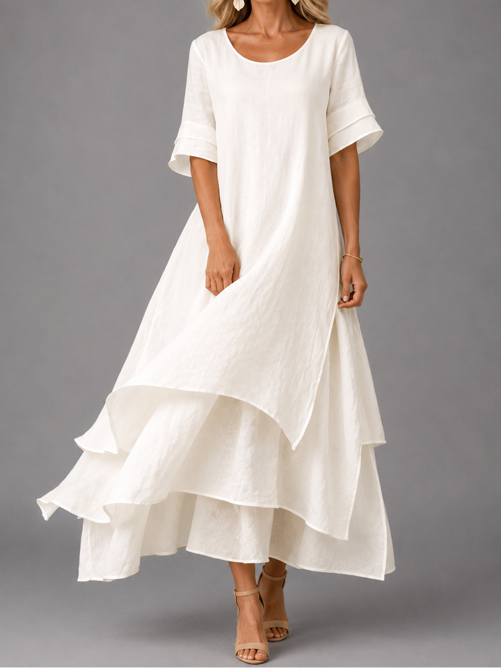 Lucille | Flowing Layered Maxi Dress