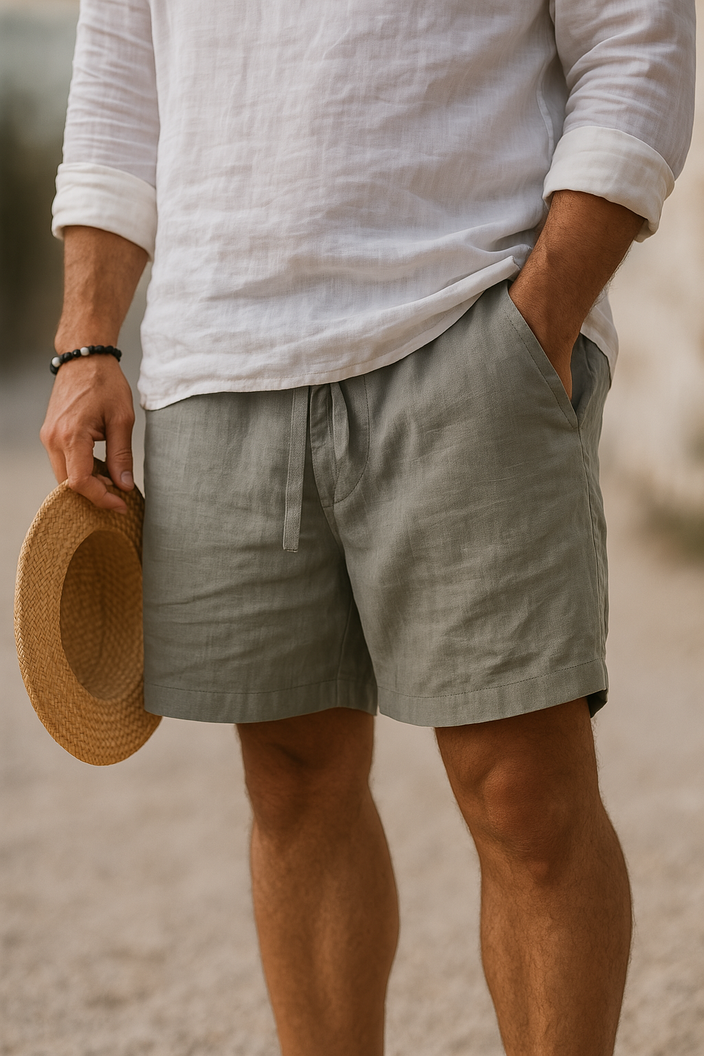 Frederick | Comfortable Linen Shorts