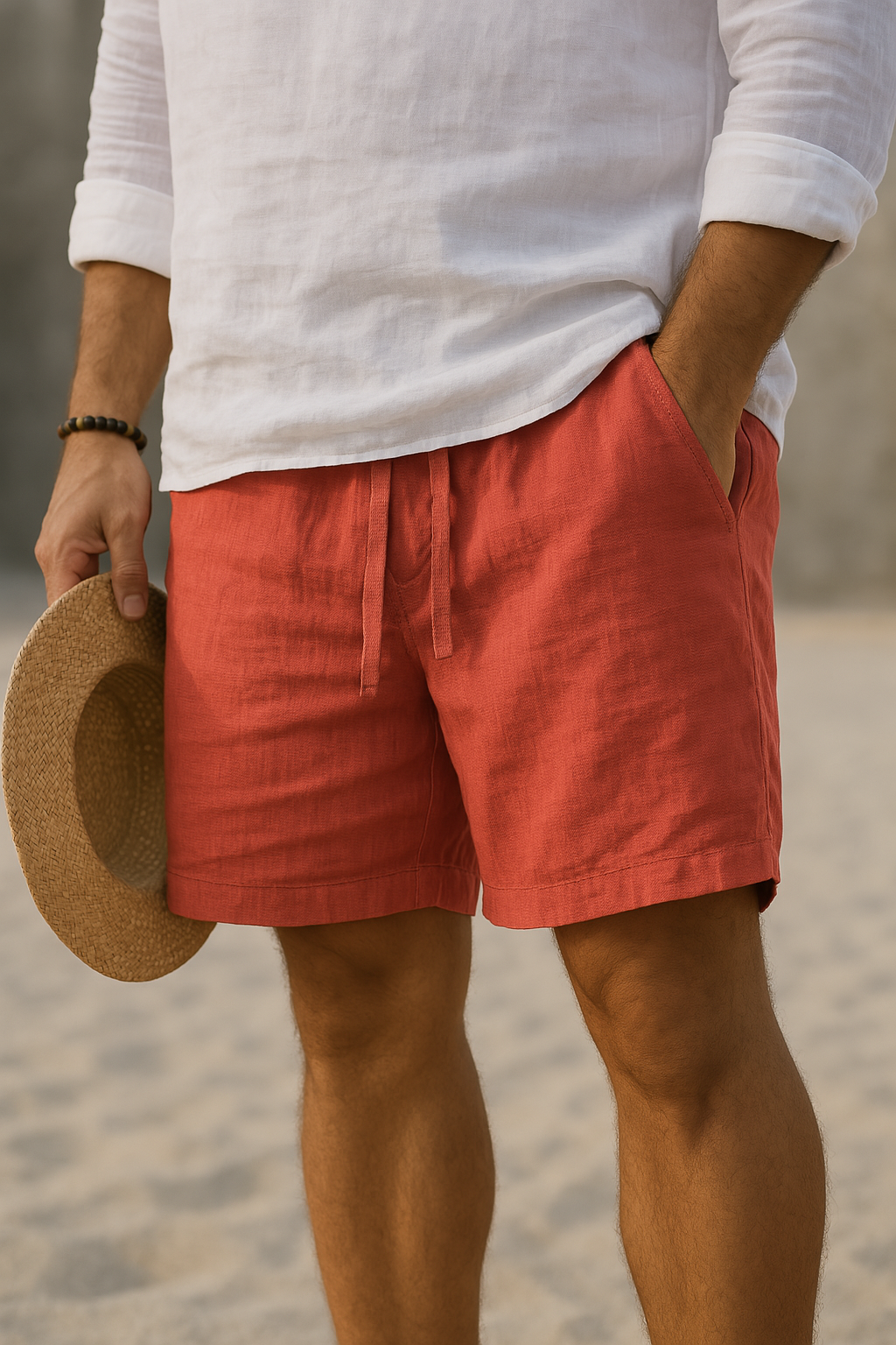 Frederick | Comfortable Linen Shorts