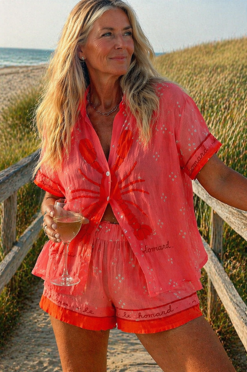 Marlowe | Breezy Printed Two-Piece Set