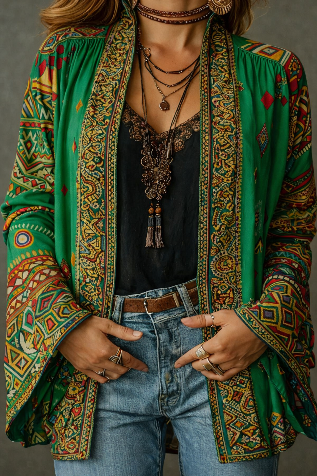 Delia | Ornate Bohemian Cardigan