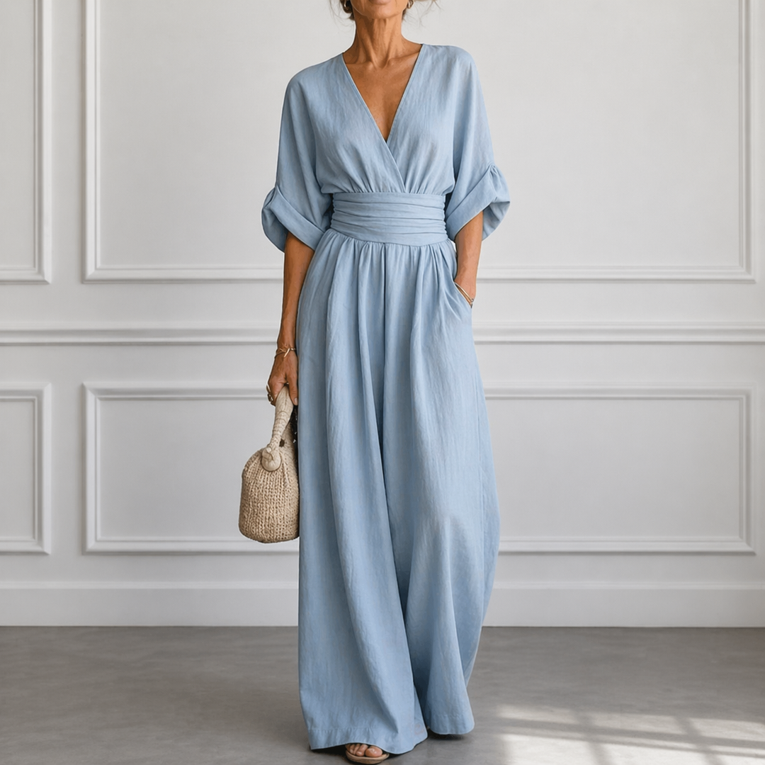 Genevieve | Flowing Wide-Leg Jumpsuit