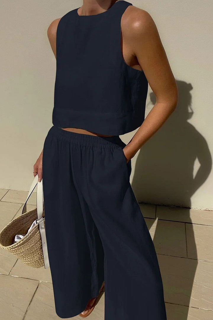 Vivian | Linen Two Piece Set