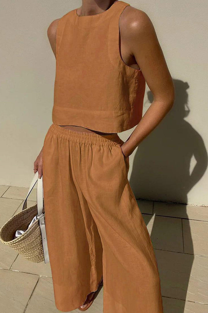 Vivian | Linen Two Piece Set