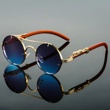 Cayden | Retro Oval Metal Sunglasses