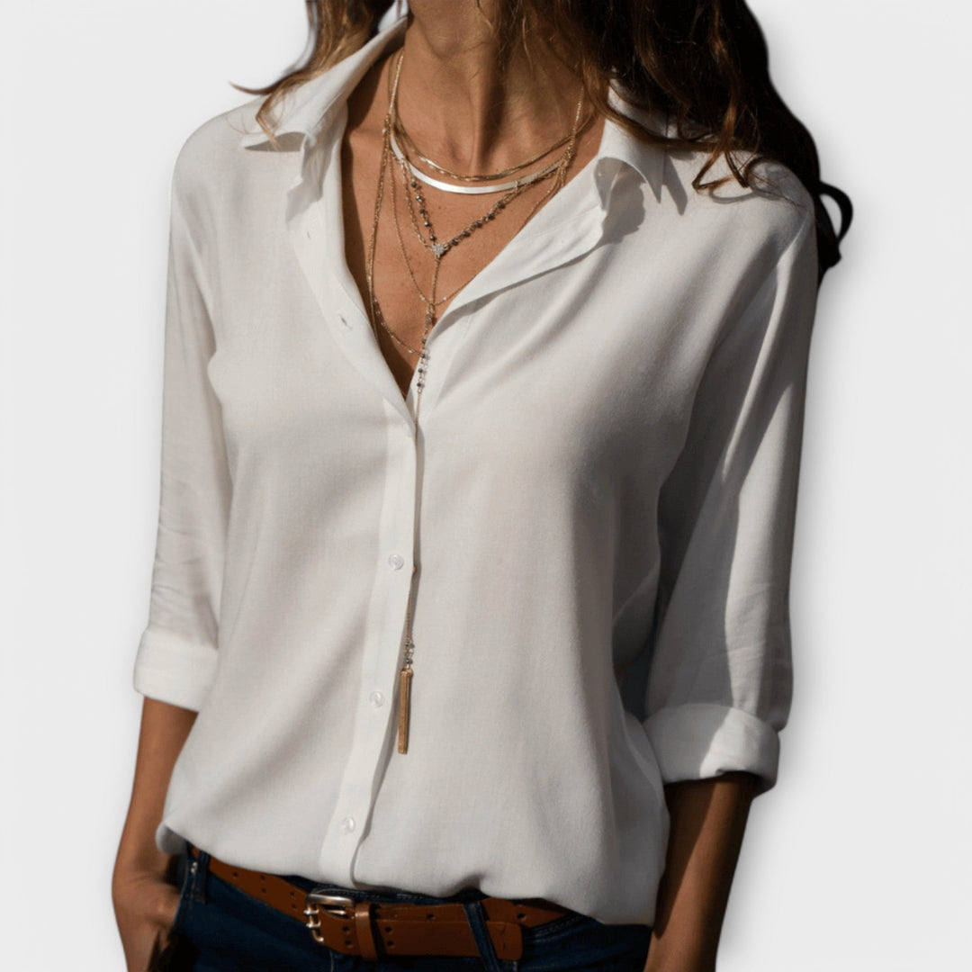 Adrienne | Refined Button-Up Blouse