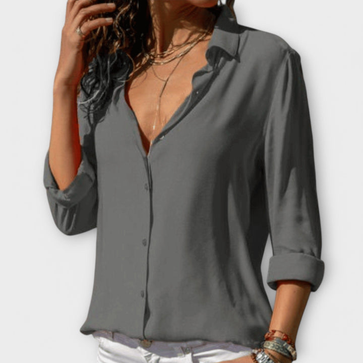 Adrienne | Refined Button-Up Blouse