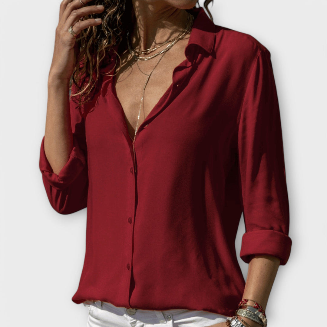 Adrienne | Refined Button-Up Blouse