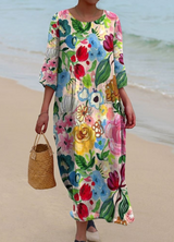 Marigold | Vibrant Floral Everyday Dress