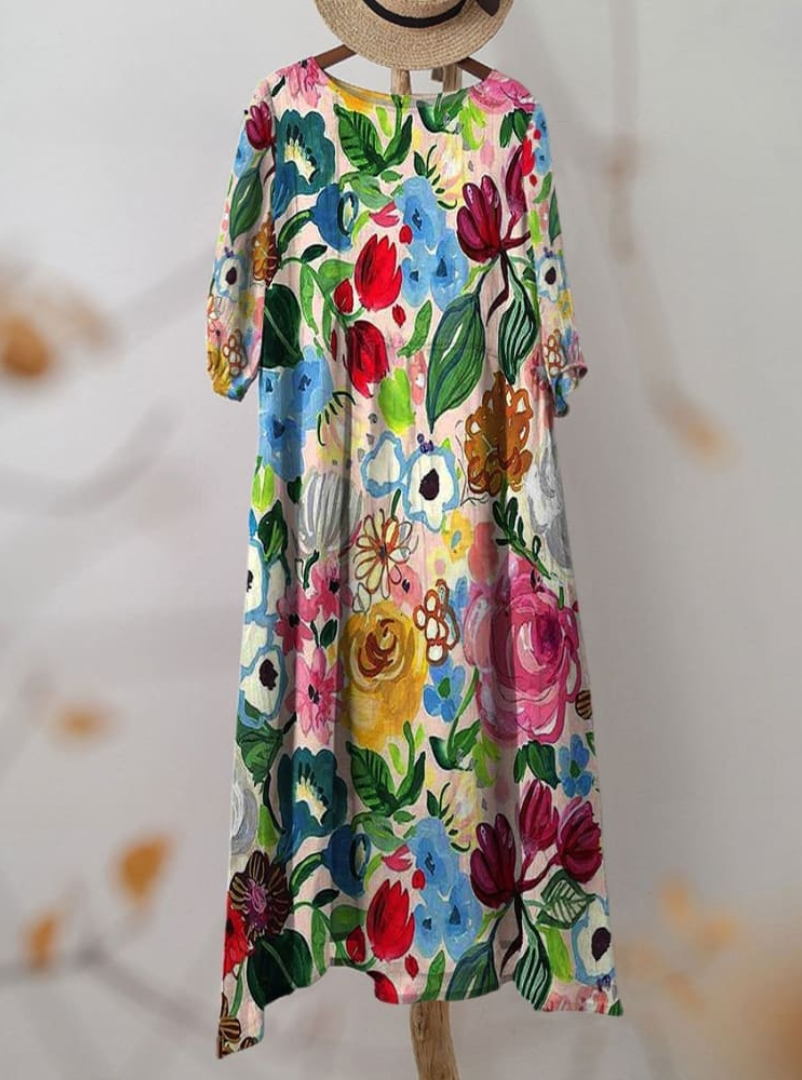 Marigold | Vibrant Floral Everyday Dress