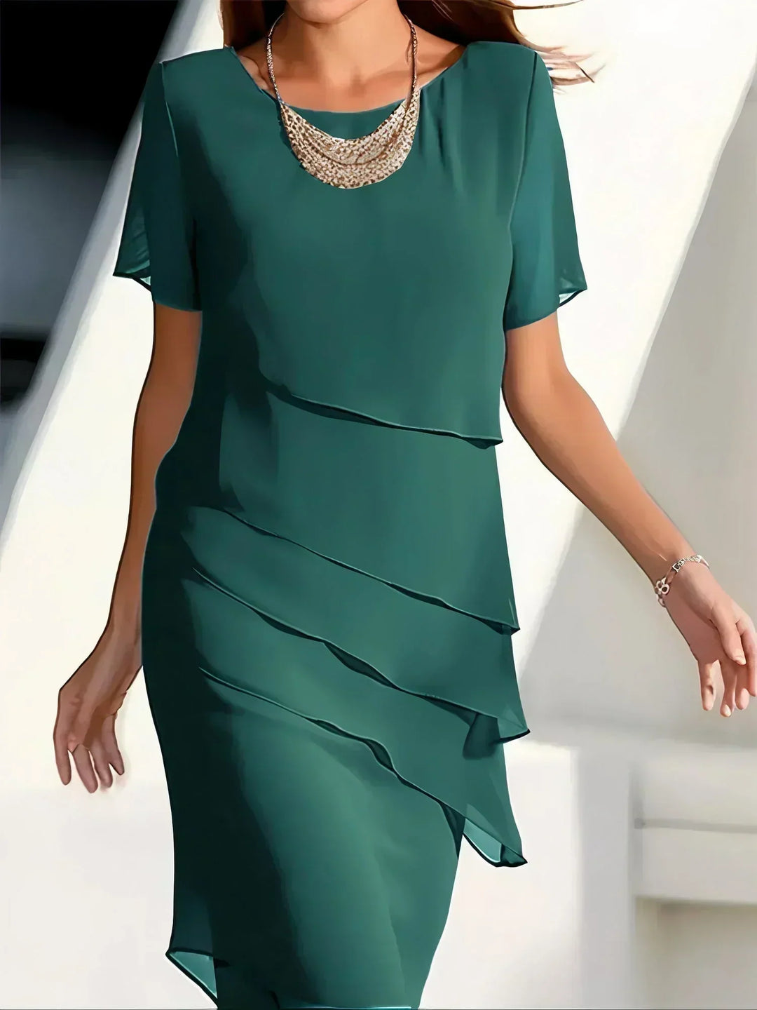 Pamela | Classic Short Sleeve Everyday Dress