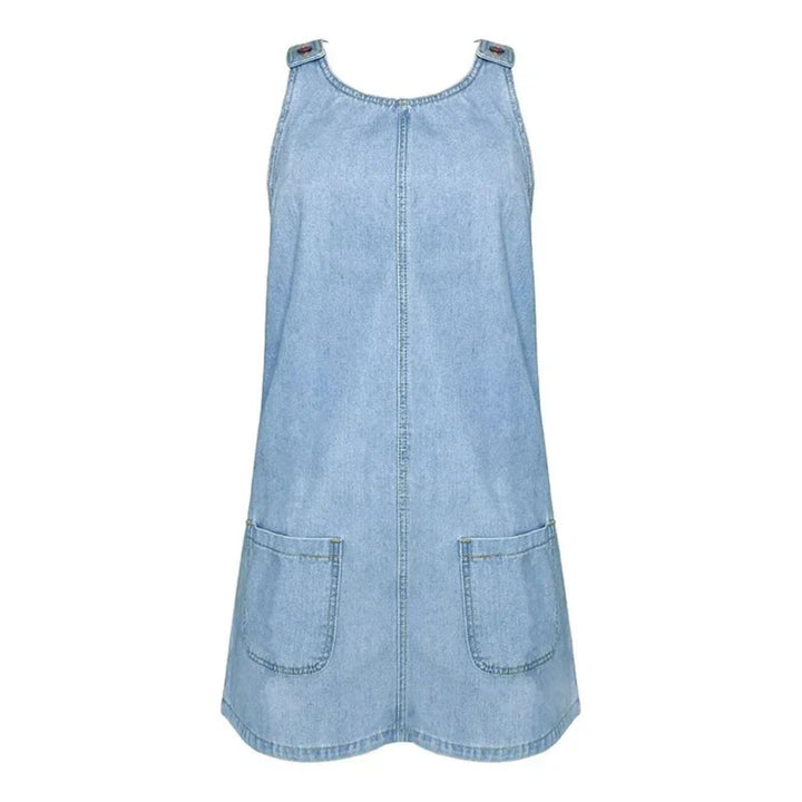 Deby | Classic Sleeveless Denim Dress