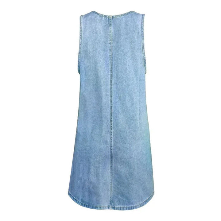 Deby | Classic Sleeveless Denim Dress