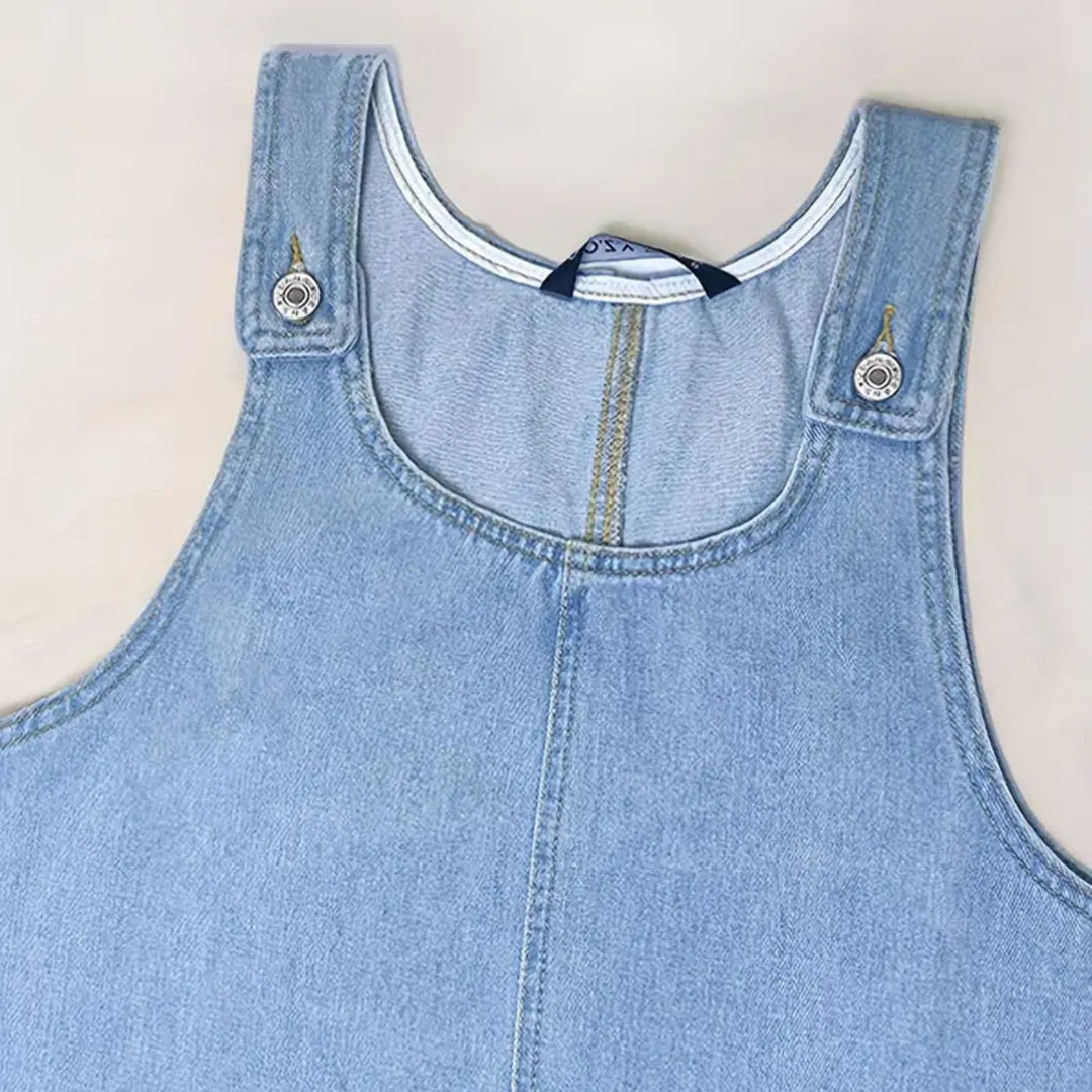 Frances | Sleeveless Denim Dress