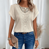 Judith | Elegant Lace Detail Blouse
