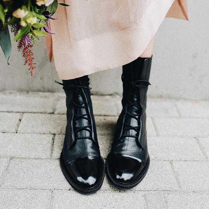 Sophia | Elegant Lace Up Ankle Boots