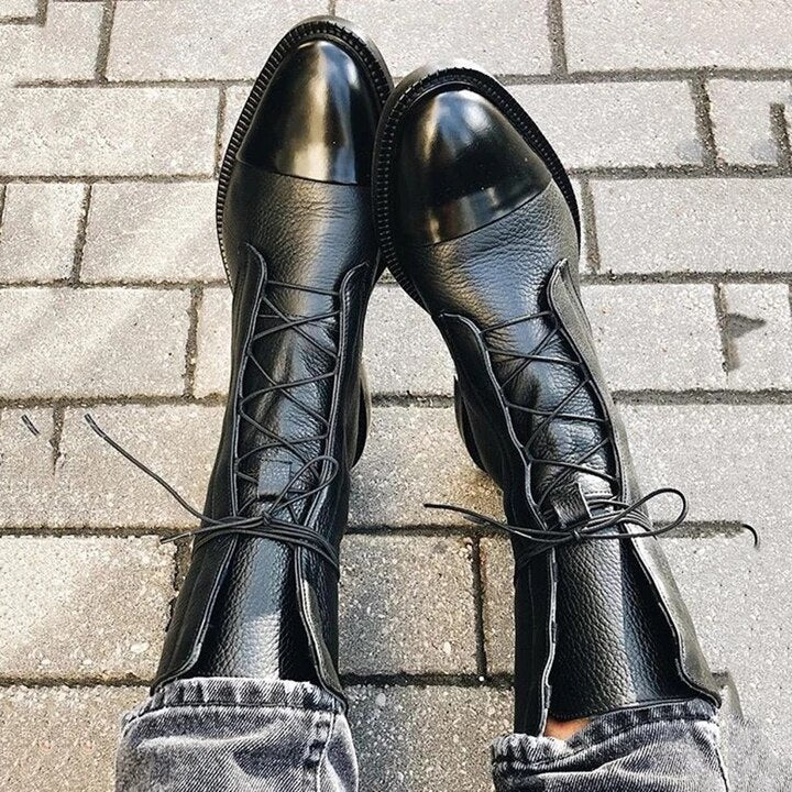 Sophia | Elegant Lace Up Ankle Boots